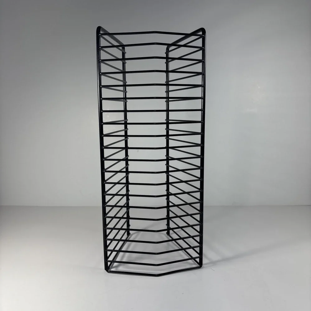 20 Music Cds  metal wire rack stand storage holder organizer mini- tower